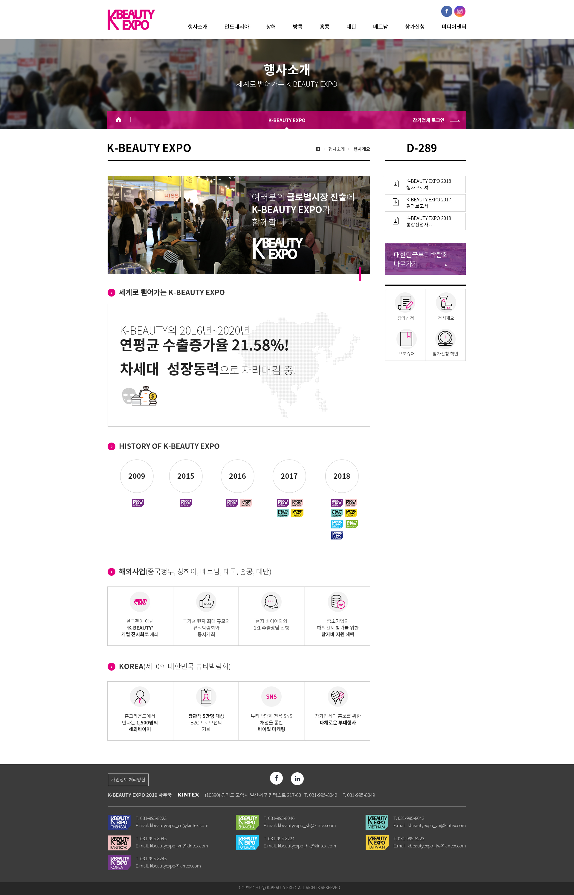 대한민국 뷰티박람회 행사소개